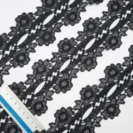 تور گیپور 7 گل مشکی