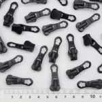 سرزیپ 5 فلزی دنده استخوانی مشکی